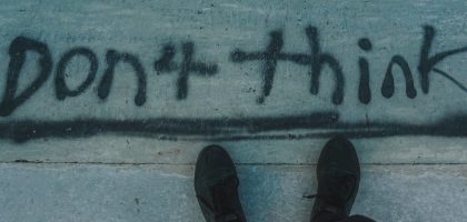 Don't think inspiring graffiti text.  If you use this image, please support me on my Instagram @majesticlukas thank you <3 